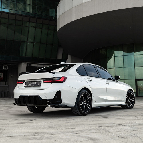 Rear Side Splitters Gloss Black - BMW 3 Series M-Pack G20 / G21 Facelift 2022+