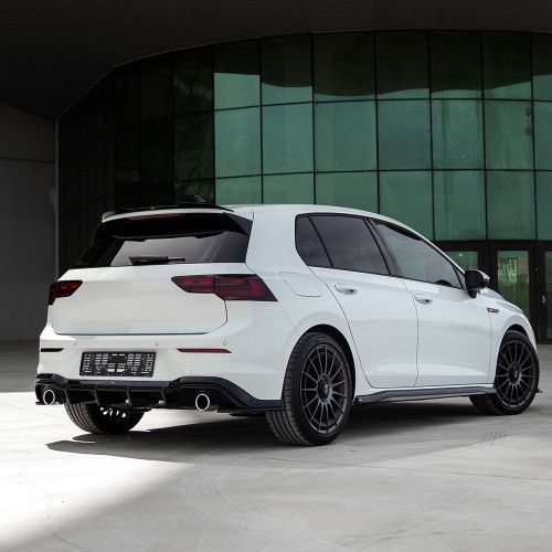 Rear Side Splitters Gloss Black - VW VOLKSWAGEN Golf MK8 GTI 2020+