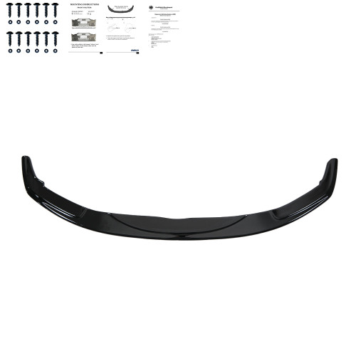 Front Splitter Gloss Black - BMW 5 Series F10 / F11 M-Pack 2011-2016 Version 3 with ABE TÜV