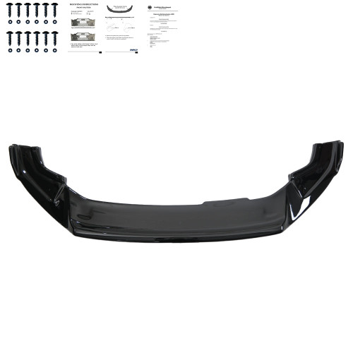 Front Splitter Gloss Black - VW VOLKSWAGEN Golf MK7.5 R 2017-2020 v2 with ABE TÜV