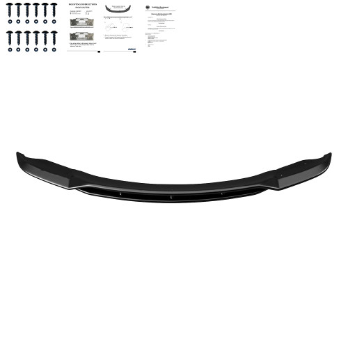 Front Splitter Gloss Black - BMW X5 M-Pack E70 Facelift 2010-2013 with ABE TÜV
