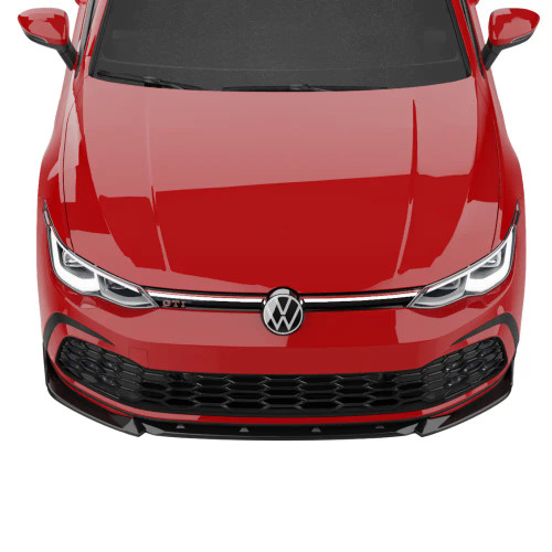 Front Lip Spoiler Gloss Black for VW Golf Mk8 GTI / GTE / GTD / R-Line