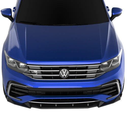 Front Lip Spoiler Gloss Black for VW Tiguan R / R-Line Mk2 Facelift