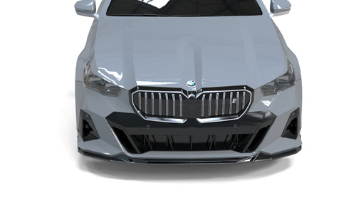 Front Lip Spoiler Gloss Black for BMW 5 Series G60