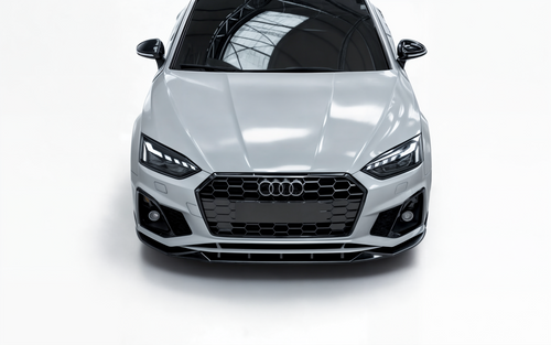 Front Lip Spoiler Gloss Black for Audi S5 / A5 S-Line F5 Facelift