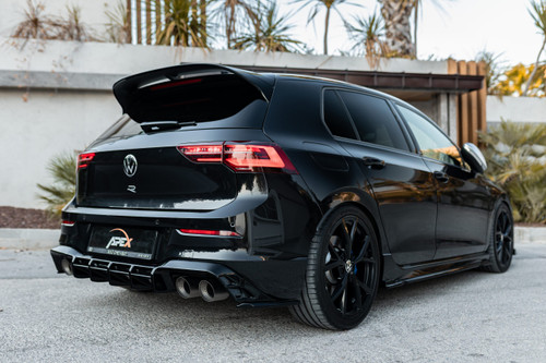Rear Side Splitter Gloss Black (2pcs) VW Golf Mk8 R