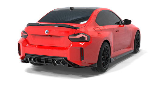 Rear Side Splitter Gloss Black (2 pcs) for BMW M2 G87