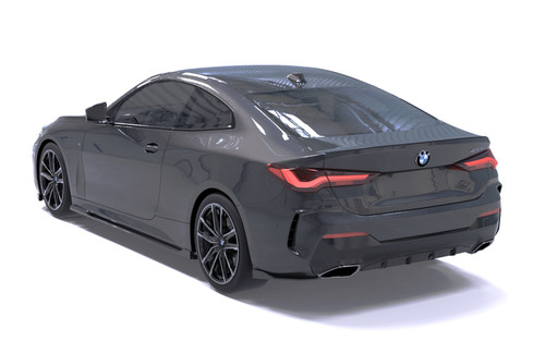 Rear Side Splitter Gloss Black (2 pcs) for BMW 4 Series Coupe (G22/G23) M-Pack