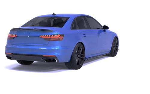 Side Skirts Gloss Black (2 pcs) for Audi A4 S-Line / S4 B9 Facelift