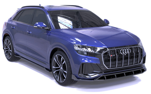 Side Skirts Gloss Black (2 pcs) for Audi SQ8 Mk1
