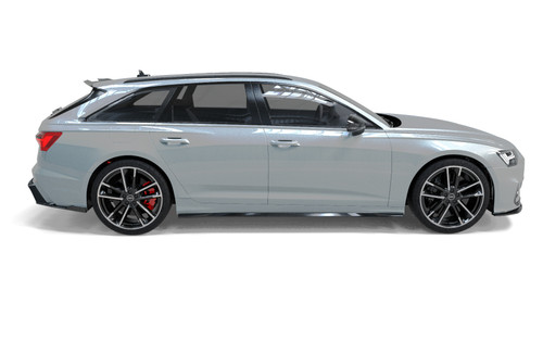 Side Skirts Gloss Black (2 pcs) for Audi S6 C8 / C8 Facelift Sedan & Avant