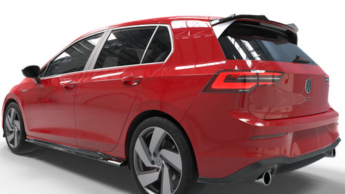Side Skirts Gloss Black (2 pcs) for V2 VW Golf Mk8 GTI / GTE / GTD / R-Line