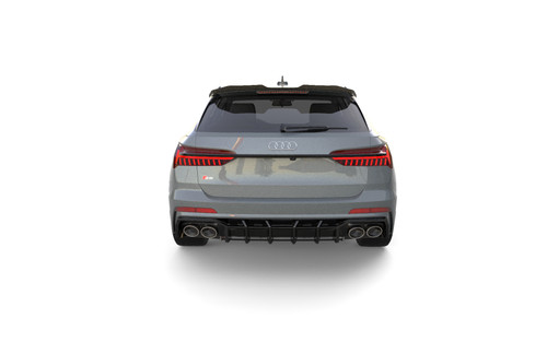 Rear Diffuser Gloss Black for Audi S6 C8 / C8 Facelift Sedan & Avant