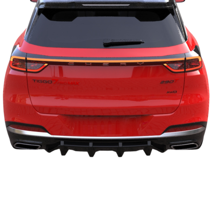 Rear Diffuser Gloss Black for VW Golf Mk8 R-Line