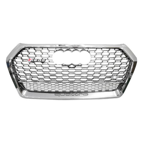 Audi RSQ5 Style Honeycomb Front Grille - Chrome | (2018-2020) FY Q5/SQ5 - EST-14-111