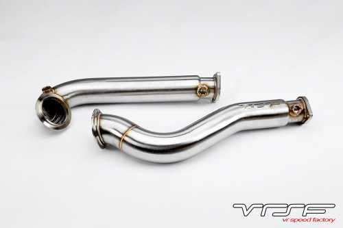 VRSF 3" Stainless Steel Catless Downpipes - XI Ceramic 2008 - 2010 BMW 535i & 535xi E60 N54