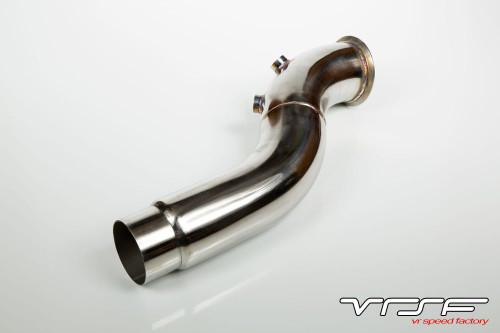 VRSF 3.5" Stainless Steel Brushed Catless Downpipe for F10/F11/F07 535i/xi F12/F13 640i E70/E71 X5 X6
