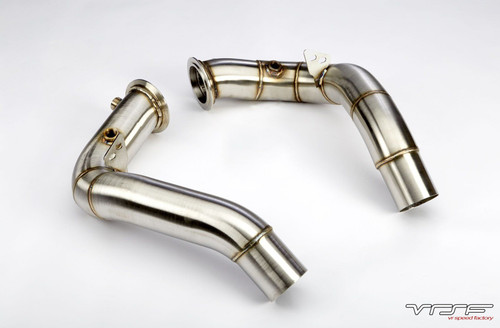 VRSF 3" Stainless Steel Ceramic Catless Downpipes 2011 - 2018 BMW M5 & M6 S63