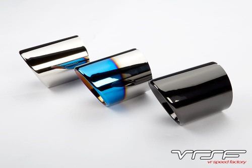 VRSF 90mm Stainless Steel Exhaust Tips 14+ F80/F82 BMW M3 & M4 Single Wall - Bright Polished