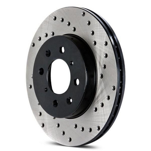 StopTech Cryo Cross Drilled Brake Rotor - Front Left | 128.33062CL