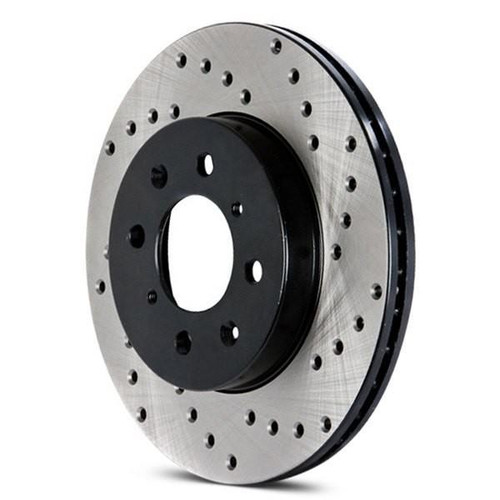 StopTech Cryo Cross Drilled Brake Rotor - Front Left | 128.33098CL
