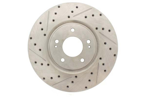 StopTech Select Sport Drilled and Slotted Brake Rotor; Front Right | 227.34059R