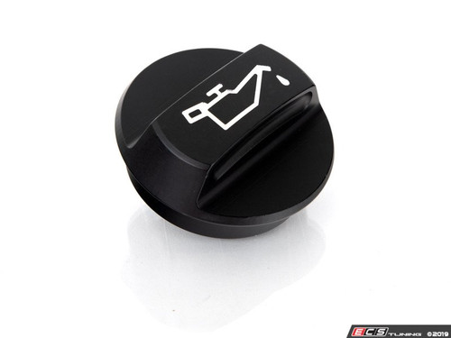 Billet Engine Oil Cap - Black Anodized
