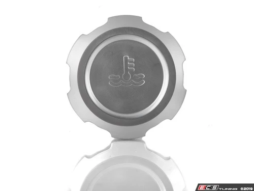 Billet Coolant Reservoir Cap - Clear Anodized