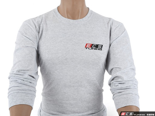 Gray ECS Long Sleeve T-Shirt - Small