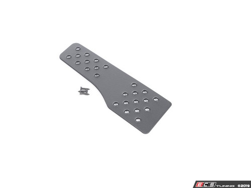 Aluminum Gas Pedal - Perforated - Black