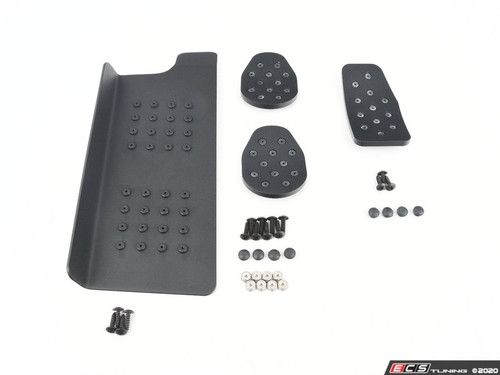 Rennline 4-Piece Pedal Set - Manual Transmission - Black