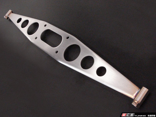 Rennline RSR Style Stainless Steel Engine Cross Bar - Brushed