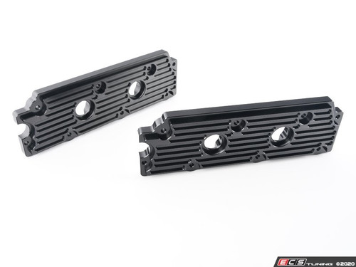 993 Billet Aluminum Upper Valve Cover Pair - Black