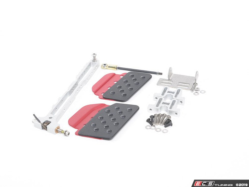 Adjustable Gas Pedal - Black Pedal / Red Extensions
