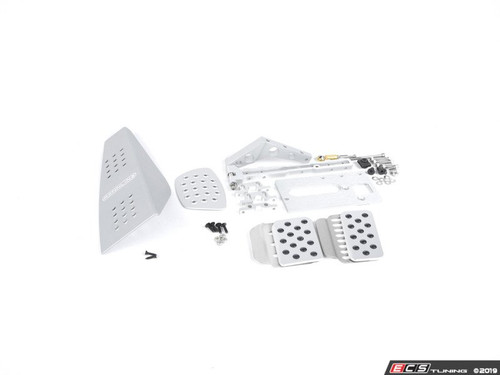 3 Piece Pedal Set - Perforated - Silver Pedals / Silver Extensions | ES2839273