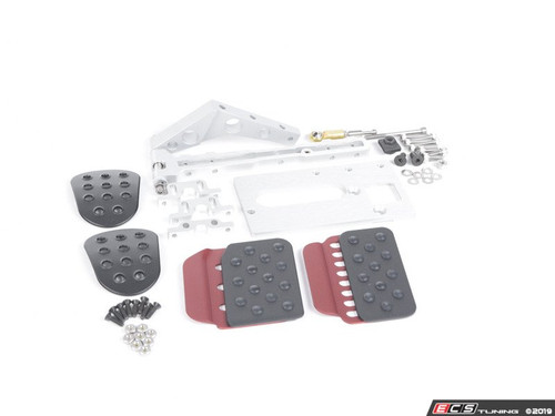 3 Piece Pedal Set - Perforated - Black Pedals / Red Extensions | ES2839263