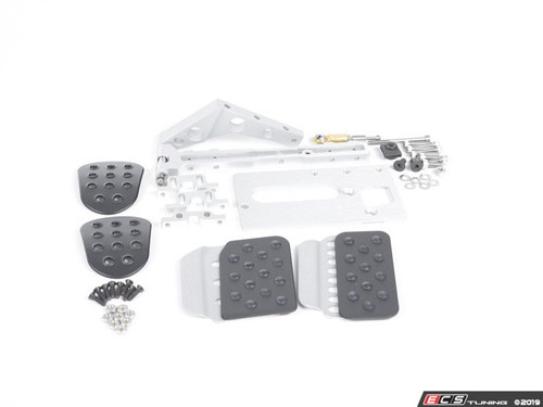 3 Piece Pedal Set - Perforated - Black Pedals / Silver Extensions | ES2839264