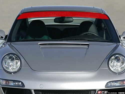 Rennline Windshield Visor - Gloss Black
