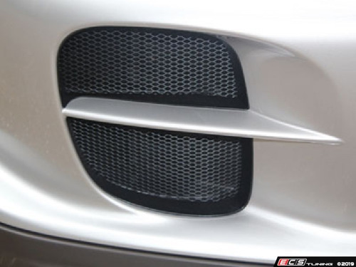 04-05 996 GT3 Radiator 3 Piece Protection Grill Screens - Black