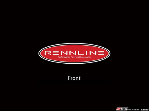 Rennline Black Gasoline Style T-Shirt - Medium - Red Logo