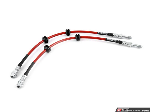 ECS Exact Fit Stainless Steel Brake Lines - Rear | ES4031241