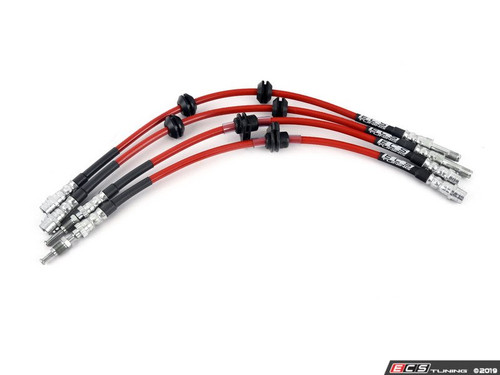 ECS Exact Fit Stainless Steel Brake Lines - Complete Set | ES4031246