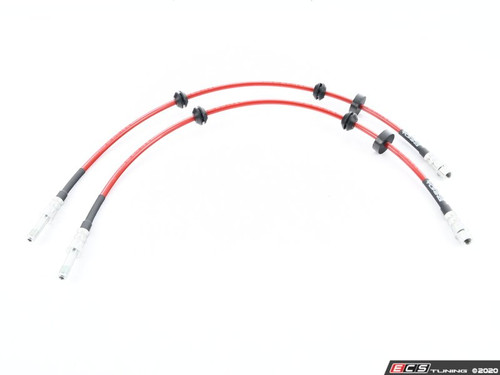 Audi C7 S6/S7 Front Exact-Fit Stainless Steel Brake Lines Audi C7 S6/S7 Front Exact-Fit Stainless Steel Brake Lines