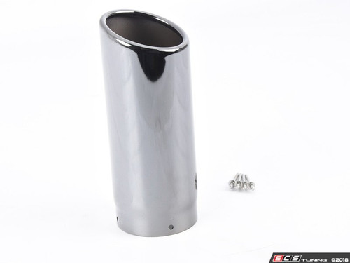 Black Chrome Exhaust Tips - Priced Each