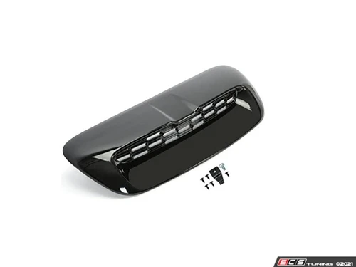 ECS Aggressive Hood Bonnet Air Intake Vent Scoop Cover - Gloss Black