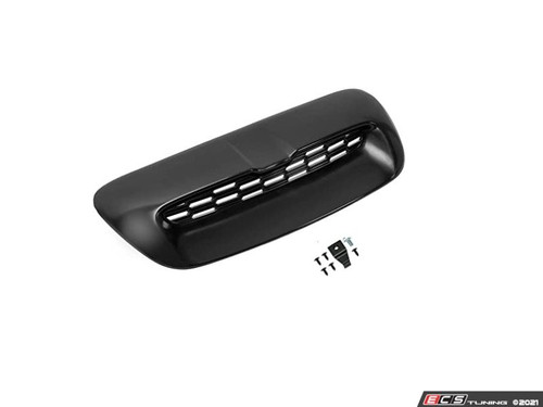 ECS Aggressive Hood Bonnet Air Intake Vent Scoop Cover - Unpainted Black