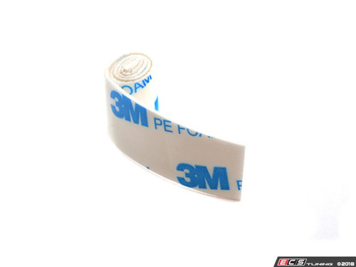 Cut to Length 6.5" - 3M 1600T 15mm Wide - Double Coated Polyethylene Foam Tape