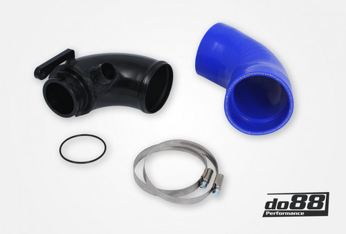 VAG 1.8/2.0 TSI (MQB) Turbo inletpipe, Blue hose, OEM Turbo, do88 Airbox