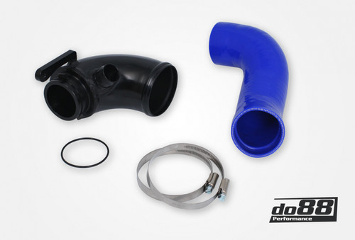 VAG 1.8/2.0 TSI (MQB) Turbo inletpipe, Blue hose, OEM Turbo, OEM Airbox