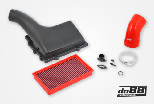 VAG 1.8 2.0 TSI (MQB) Intake system, Hose OEM, Red hose, Filter VAG 1.8 2.0 TSI (MQB) Intake system, Hose OEM, Red hose, Filter